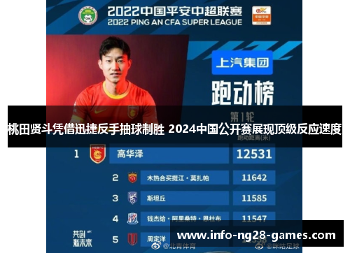 桃田贤斗凭借迅捷反手抽球制胜 2024中国公开赛展现顶级反应速度